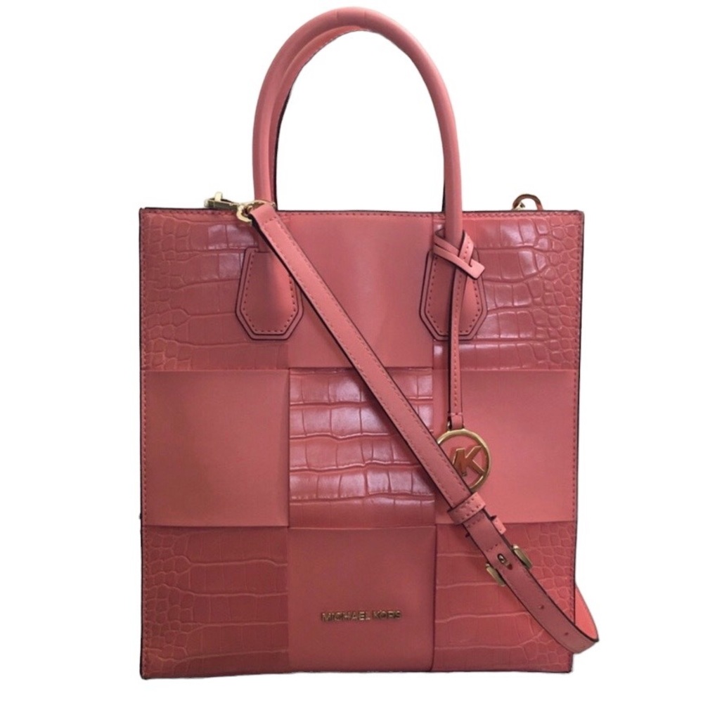 🌸Michael Kors🌸Mercer Shopper Grapefruit Hand Bag Cross Body🌸